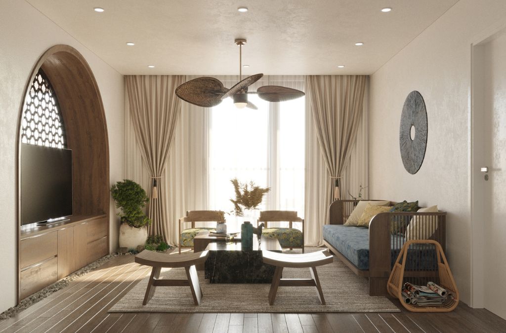 Phong cách Indochine phù hợp với gia chủ yêu thích sự hoài cổ, bình yên