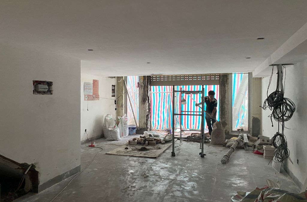 Hiện trạng dự án nhà phố phố Trúc trước khi cải tạo