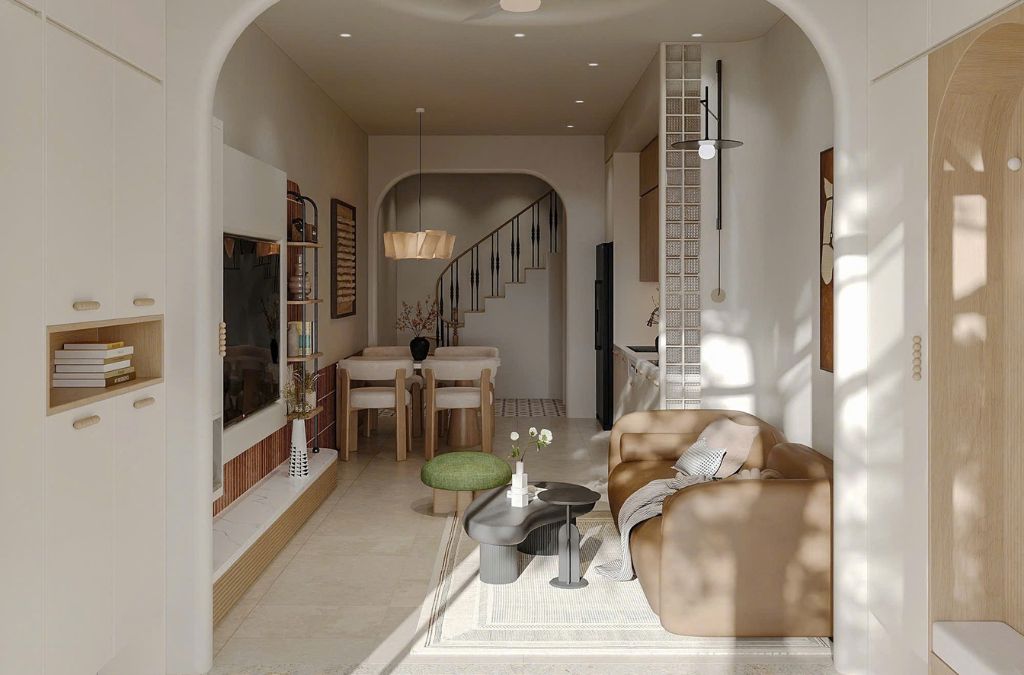Mẫu nhà phố 30m2 sau khi được cải tạo