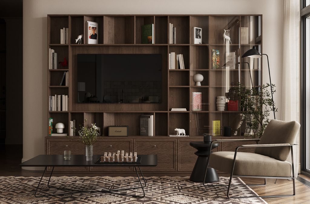 Đặc điểm của phong cách thiết Vintage là sử dụng nội thất có chân