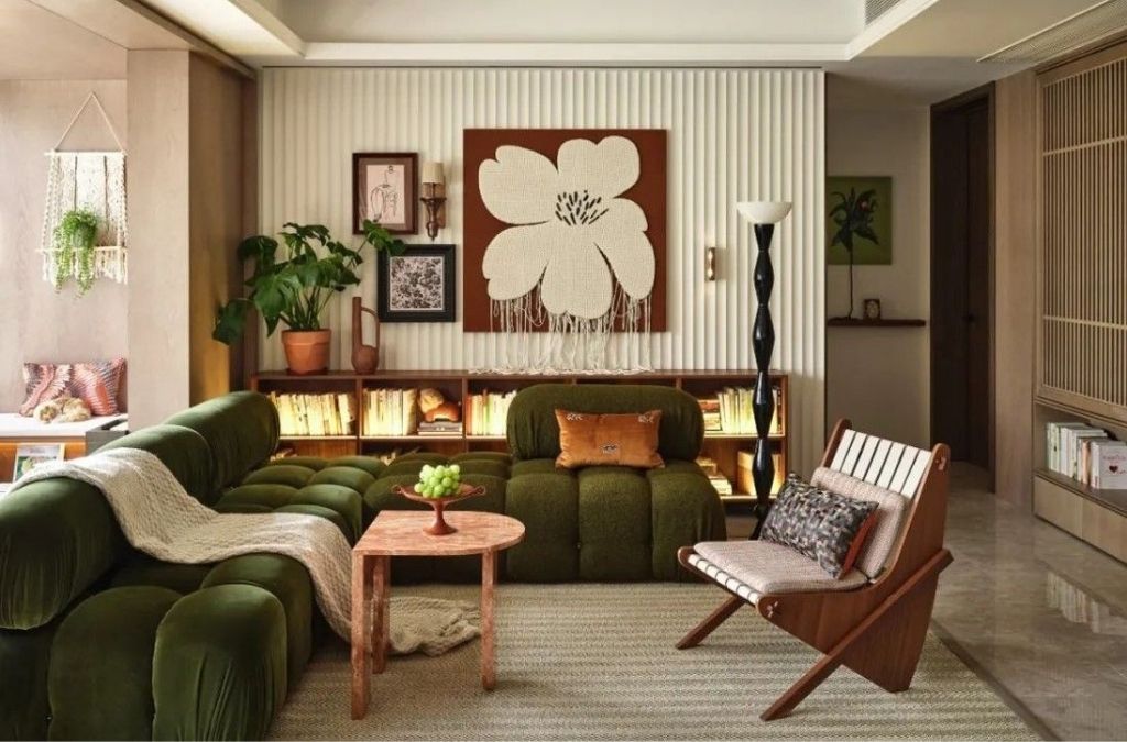 Nội thất trong phong cách Retro ưu tiên Những đường cong và chân thon