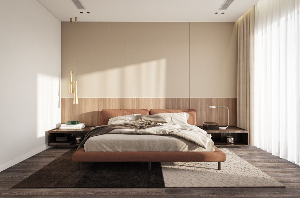 Mẫu phòng ngủ biệt thự phong cách hiện đại, tối giản tại Vinhomes Vũ Yên Hải Phòng