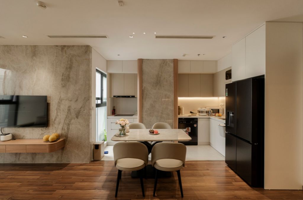 Phong cách thiết kế hiện đại với hệ màu thống nhất