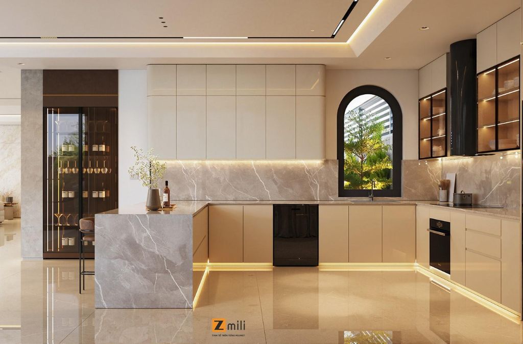 Cách bố trí nội thất phòng bếp đơn giản nhưng tinh tế​​​​​