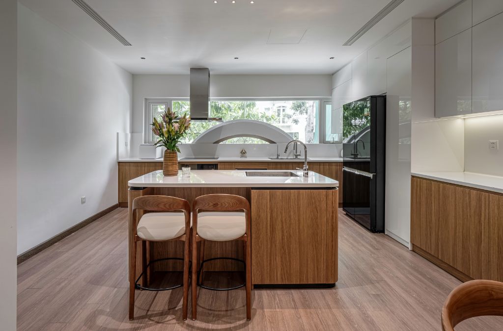 Họa tiết được tiết chế trong phong cách thiết kế nội thất hiện đại