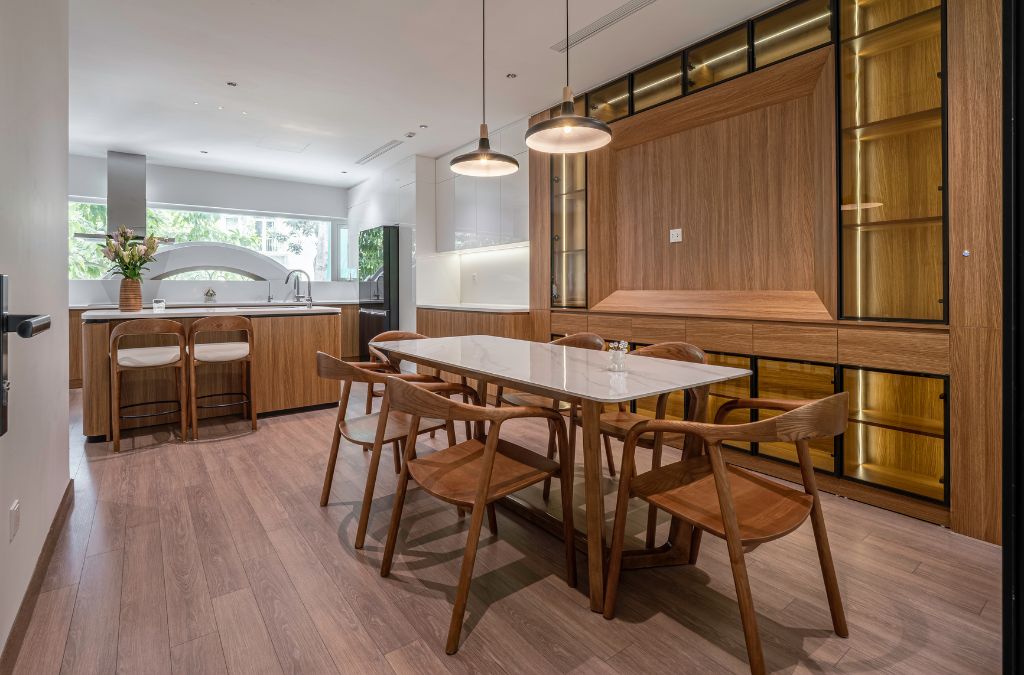 Họa tiết trang trí ít nhưng vẫn không kém phần sang trọng