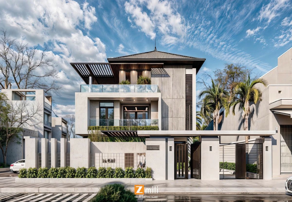 Mẫu kiến trúc nhà hiện đại, tối ưu công năng phù hợp với khí hậu Việt Nam