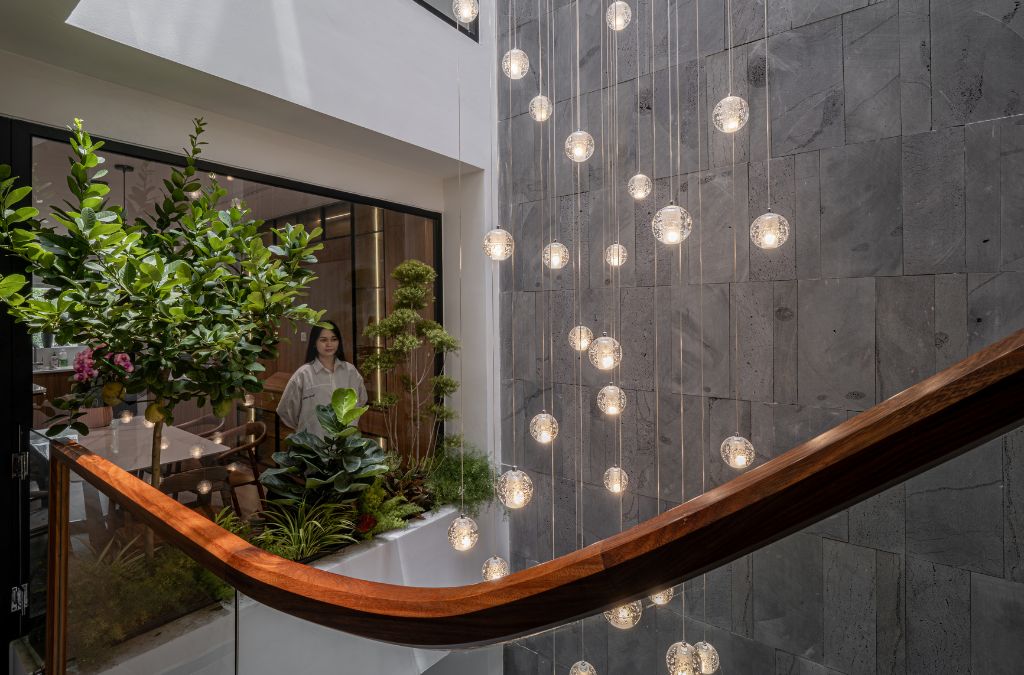 Khoảng thông tầng giúp Không gian tối ưu ánh sánh và thoáng đãng hơn