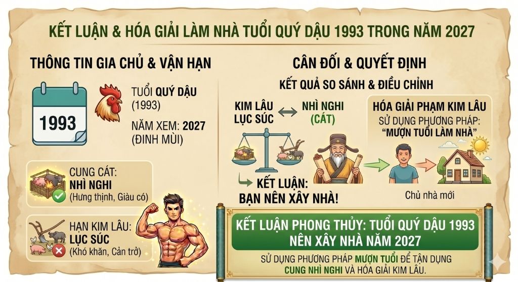 Tuổi Quý Dậu có nên làm nhà năm 2027?