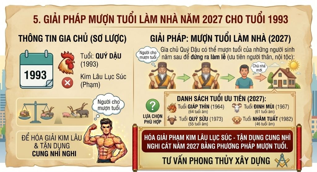 Giải pháp mượn tuổi làm nhà năm 2027 cho tuổi 1993