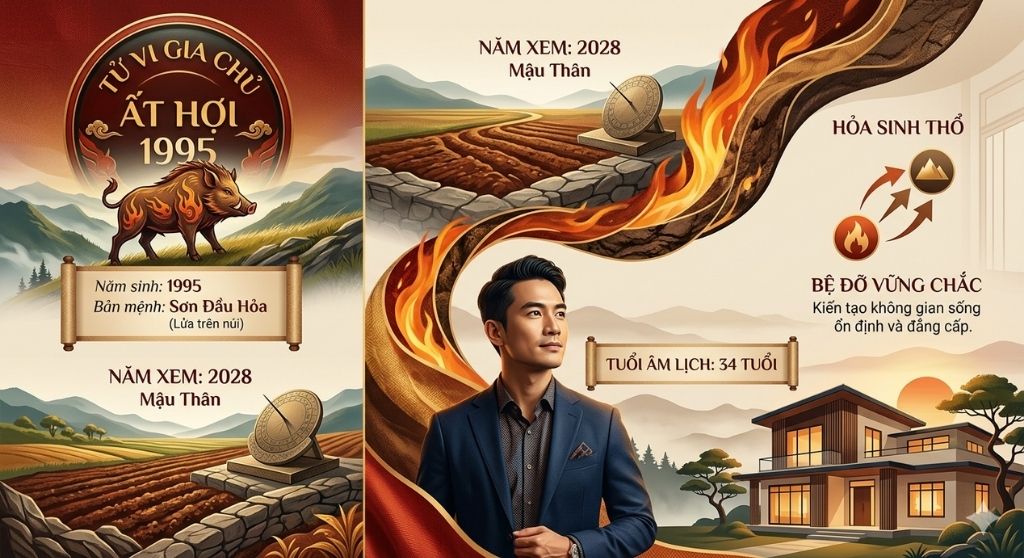 Tổng quan tử vi gia chủ tuổi Ất Hợi 1995 trong năm 2028