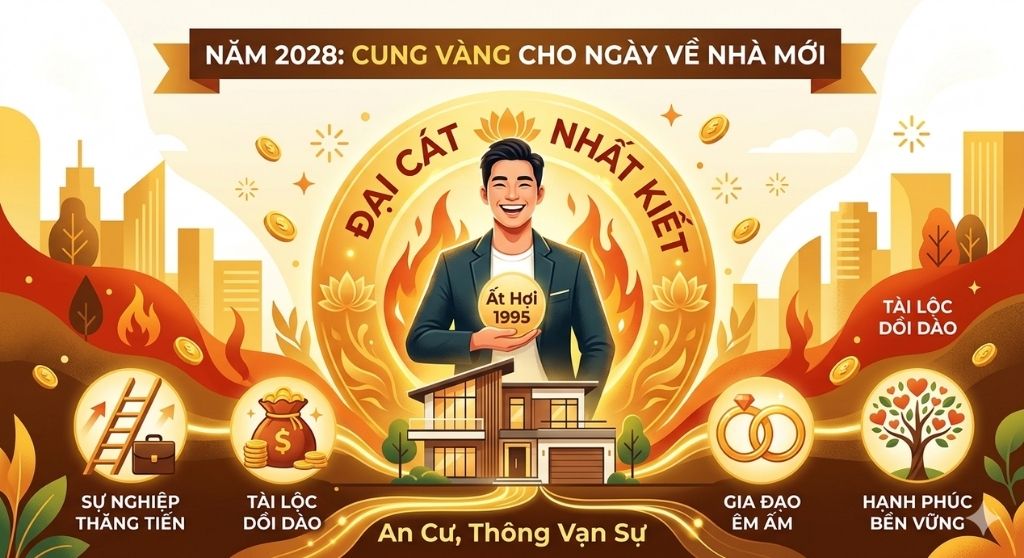 Về Hoang Ốc Gia Chủ Ất Hợi rất phù hợp để làm nhà năm 2028