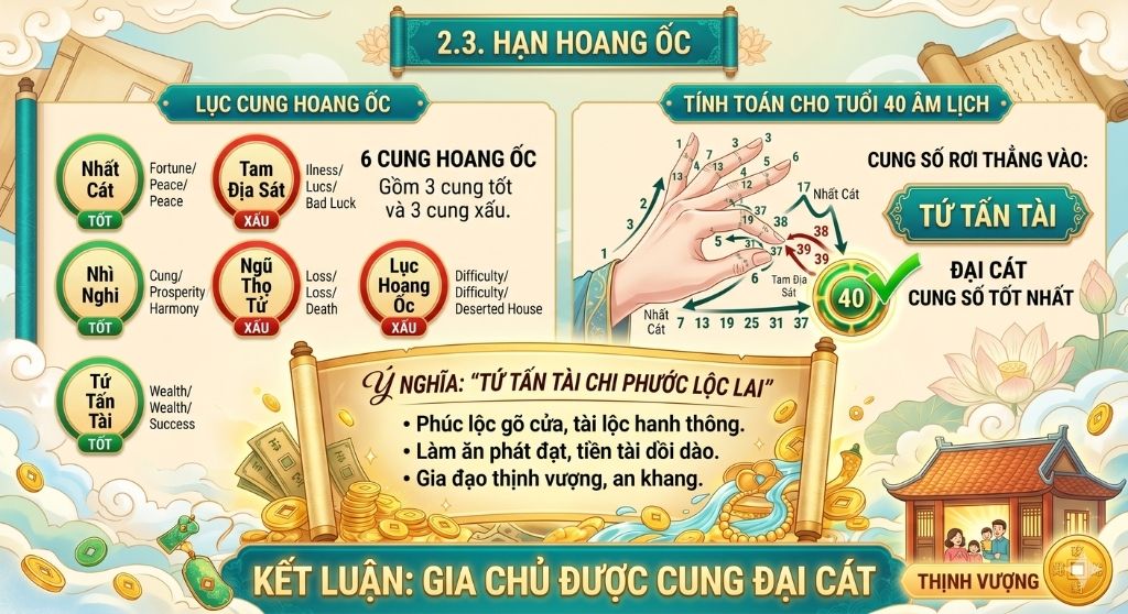 Gia chủ tuổi Mậu Thìn rơi vào cung rất tốt trong Hoang Ốc, thích hợp để làm nhà