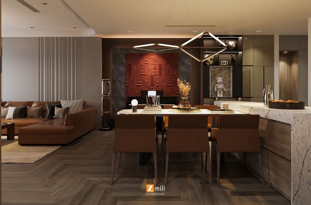 Thiết kế căn hộ Smart City phong cách Luxury cá tính, độc đáo