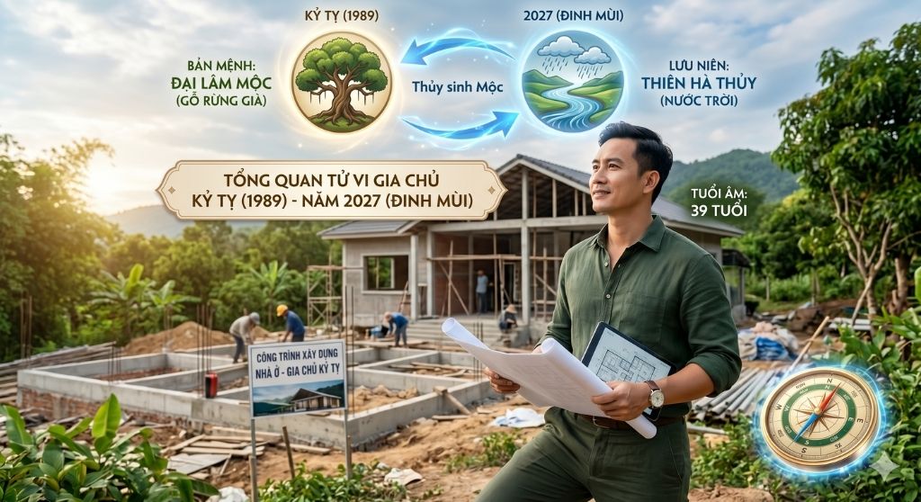 Tổng quan tử vi gia chủ tuổi Kỷ Tỵ 1989 trong năm 2027
