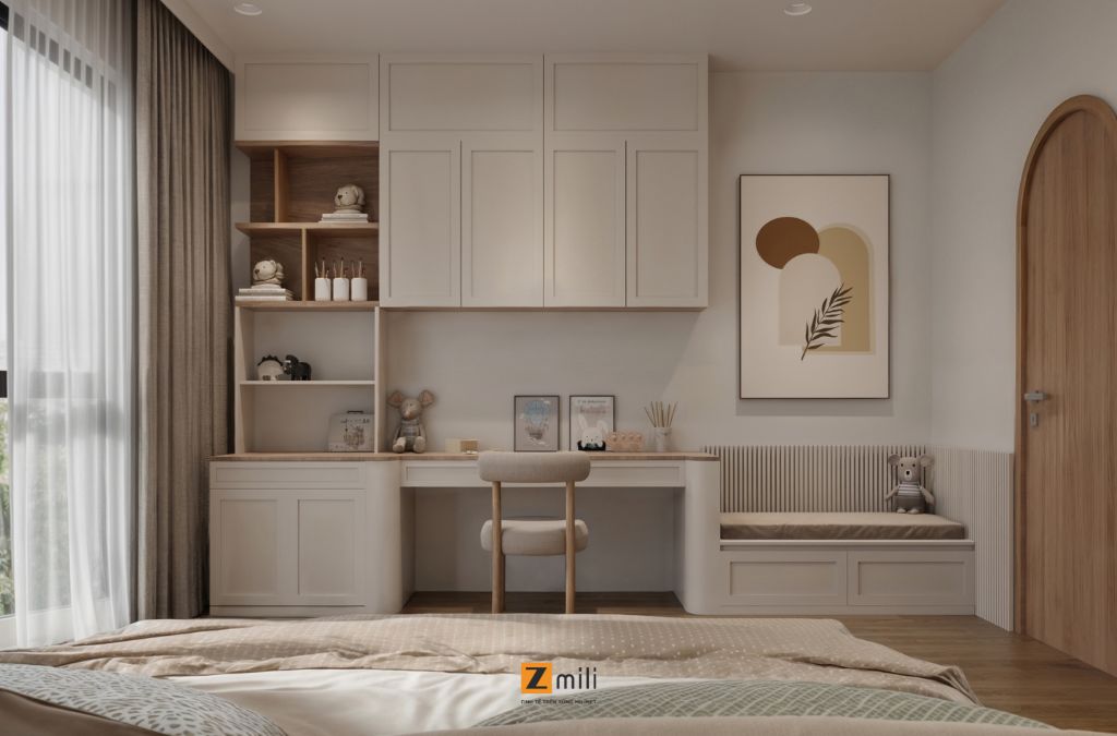 Phòng ngủ của con cần ưu tiên lấy ánh sáng tự nhiên để bảo vệ thị lực