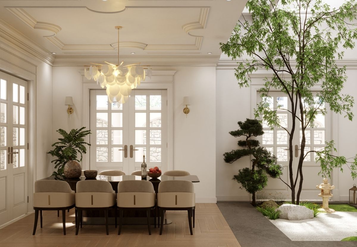 Không gian nhà phố 5x18m sau cải tạo tại Văn Phú, Hà Đông