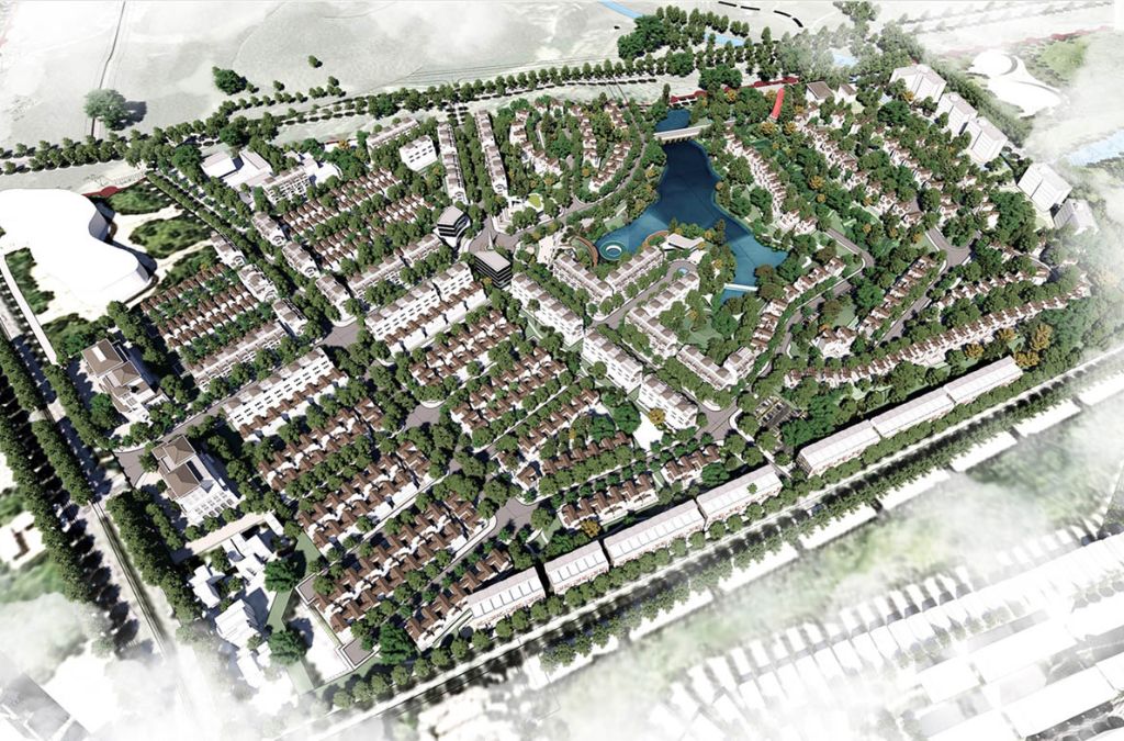  Tong quan phoi canh quy hoach KDT Green Garden Lang Son
