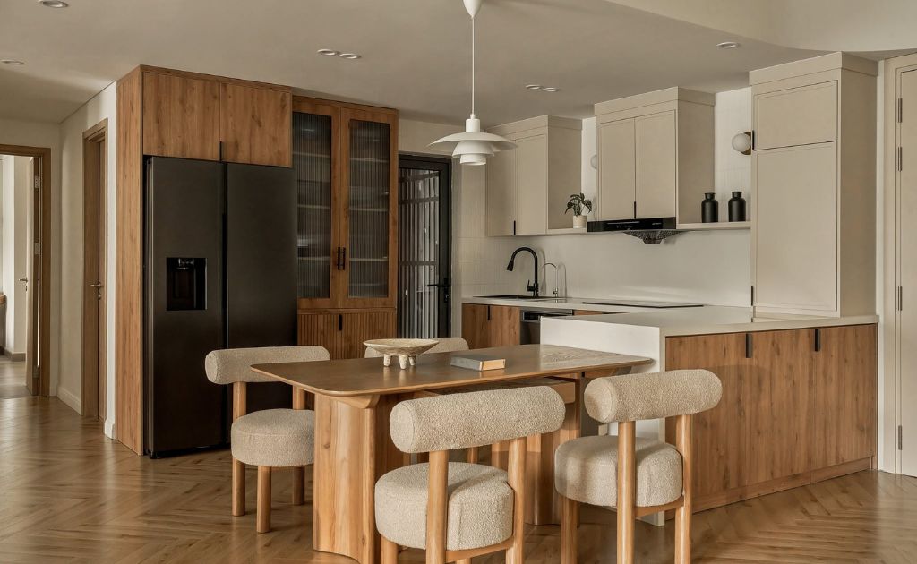 Mẫu thiết kế căn hộ Lumi hanoi phong cách Japandi đơn giản, thư giãn