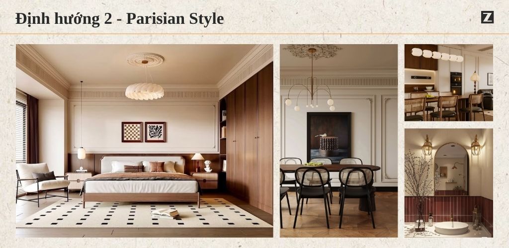 Định hướng không gian Parisian Style dự án Green Garden Lạng Sơn