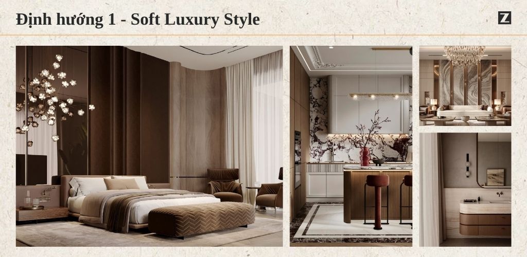 Định hướng không gian Soft Luxury Style dự án Green Garden Lạng Sơn