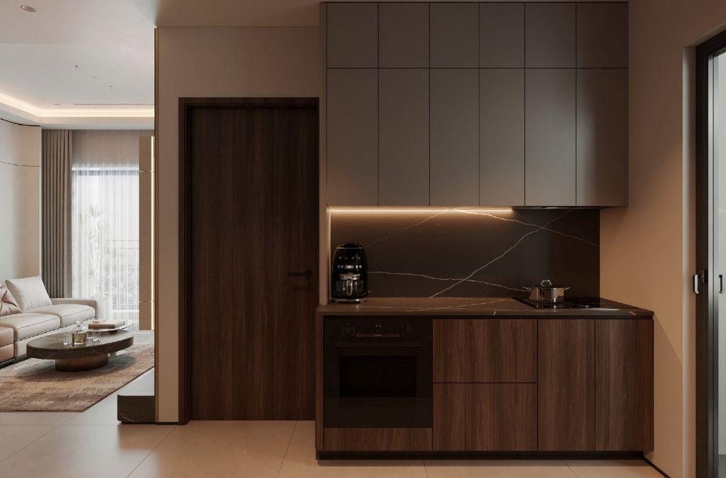 Không gian căn hộ Alumi phong cách Contemporary Elegance đẹp, thoáng đạt, tinh tế