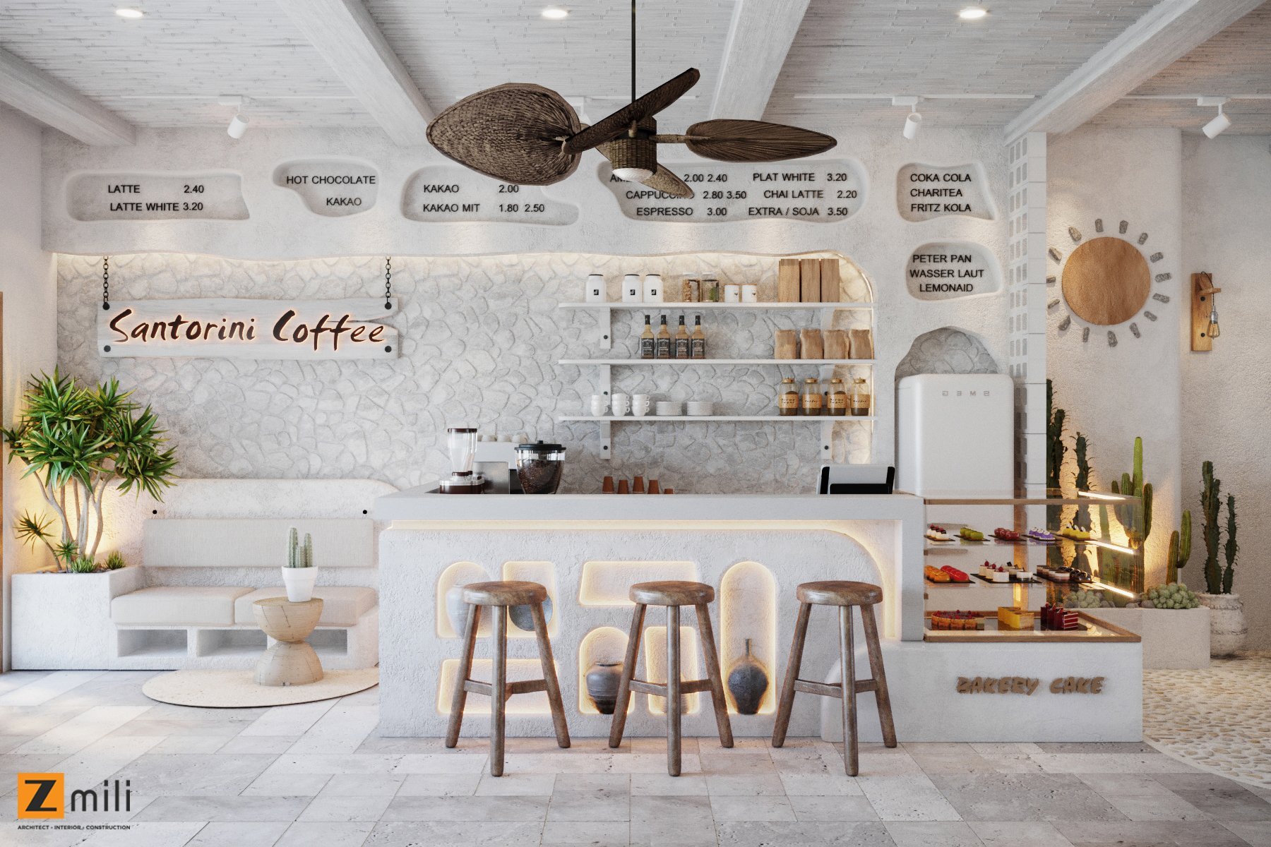 Thiết kế homestay phong cách Santorini ấn tượng nhất 2022 (14)